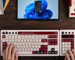 8Bitdo Keyboards & Accessories|Retro 18 Mechanical Numpad - Wireless Numpad - Fami Edition