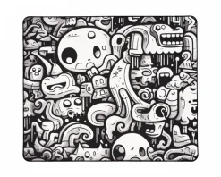La Onda Mousepad|Rizz - Gaming Mousepad - L - Soft - Doodles - NachoCustomz Edition