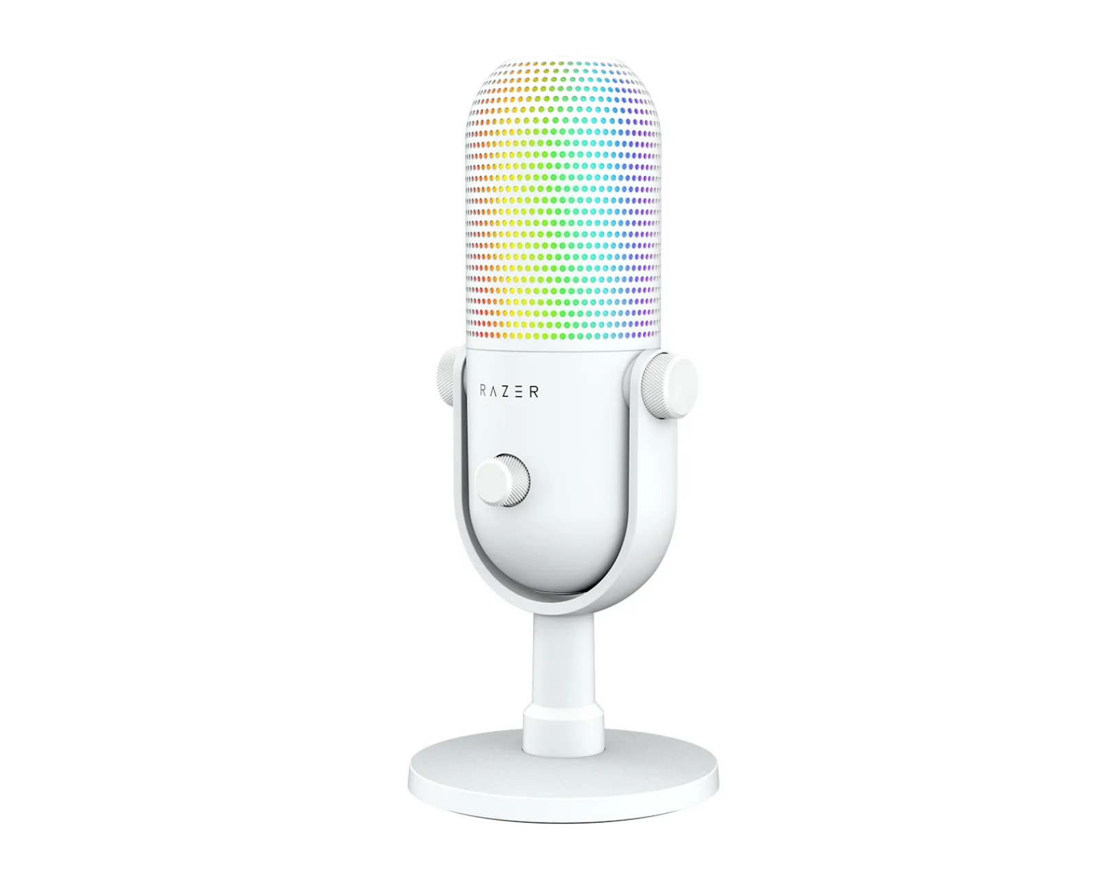 Razer Headsets & Audio|Seiren V3 Chroma Microphone - White