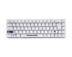 Higround Keyboards & Accessories|SNOWSTONE Base 65 Hotswap Gaming Keyboard - ISO UK [White Flame]
