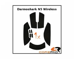 Corepad Mice & Accessories|Soft Grips for Darmoshark N5 - Black