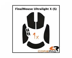 Corepad Mice & Accessories|Soft Grips for FinalMouse Ultralight X Small - Red