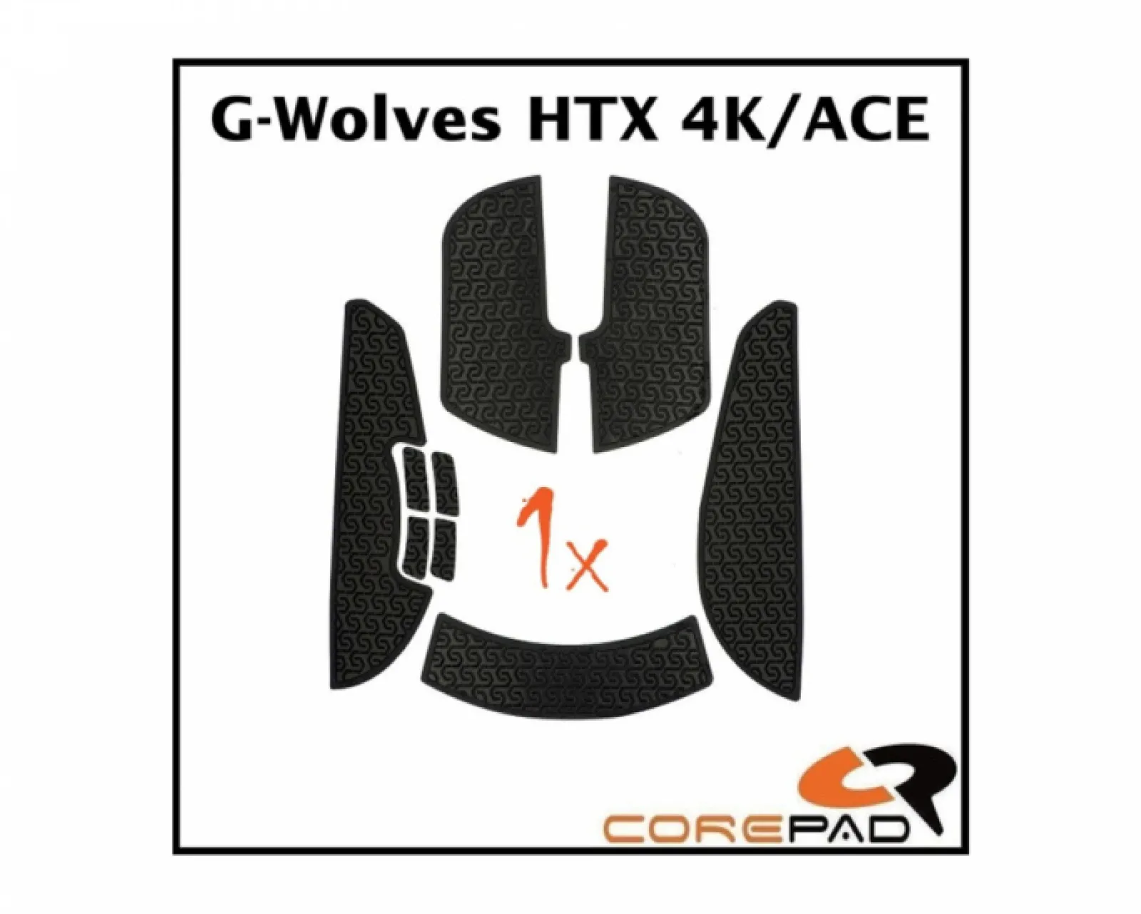 Corepad Mice & Accessories|Soft Grips for G-Wolves HTX 4K/ACE - White