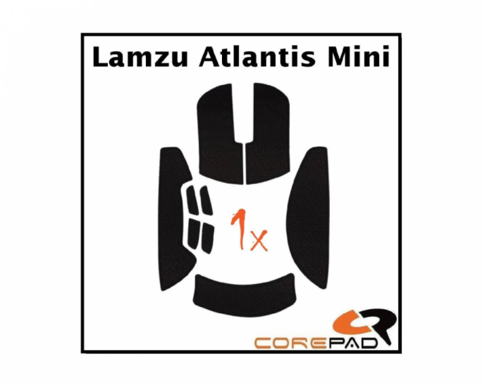 Corepad Mice & Accessories|Soft Grips for Lamzu Atlantis Mini - White