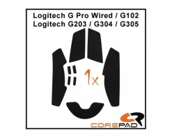 Corepad Mice & Accessories|Soft Grips for Logitech G Pro Wired/G102/G203/G304/G305 Series - Blue