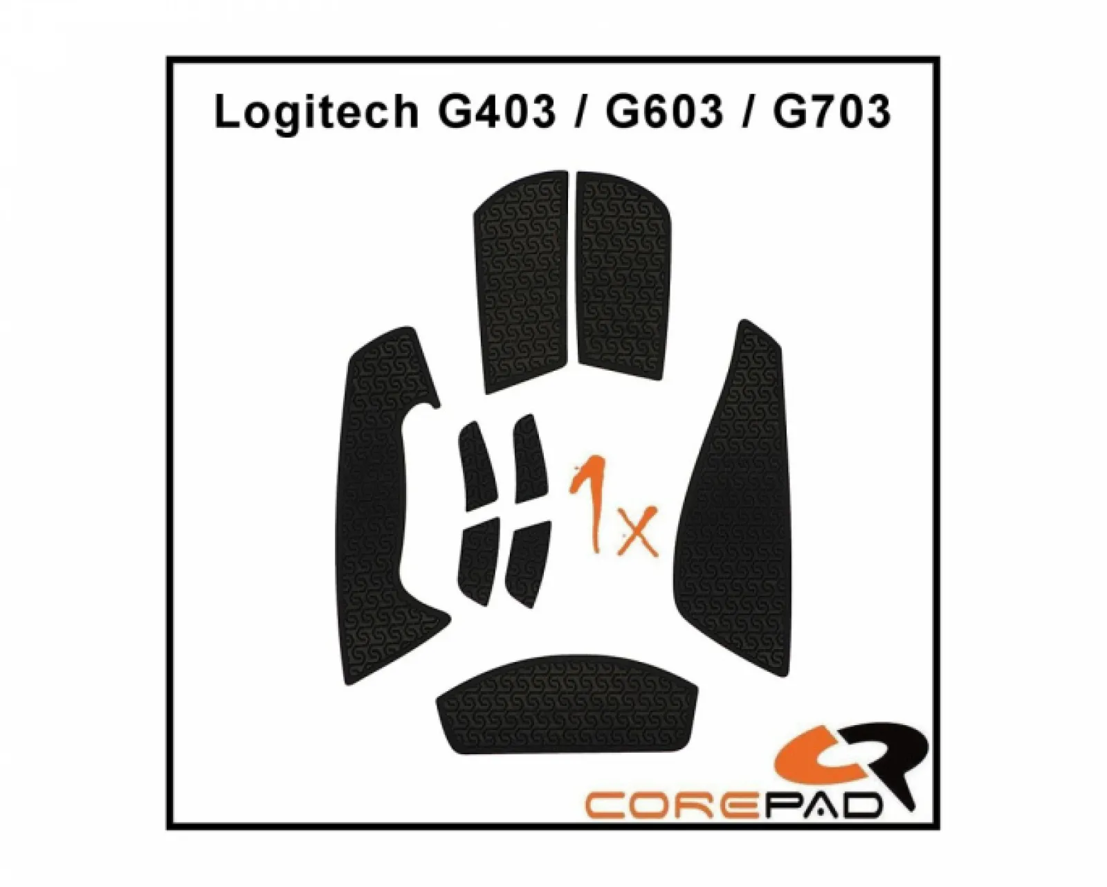 Corepad Mice & Accessories|Soft Grips for Logitech G403/G603/G703 Series - Black