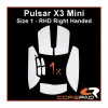 Corepad Mice & Accessories|Soft Grips for Pulsar X3 Mini RHD - White