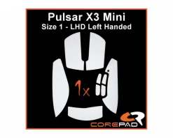 Corepad Mice & Accessories|Soft Grips for Pulsar X3 Mini LHD - White