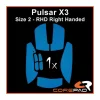 Corepad Mice & Accessories|Soft Grips for Pulsar X3 RHD - Blue