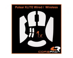 Corepad Mice & Accessories|Soft Grips for Pulsar Xlite Wired/Xlite Wireless/Xlite V2 Wireless - White