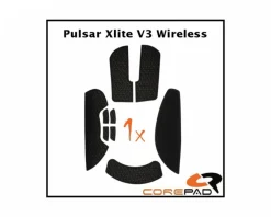 Corepad Mice & Accessories|Soft Grips for Pulsar Xlite V3 Wireless - Black