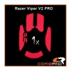 Corepad Mice & Accessories|Soft Grips for Razer Viper V2 Pro Wireless - Red