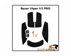 Corepad Mice & Accessories|Soft Grips for Razer Viper V3 Pro - Black