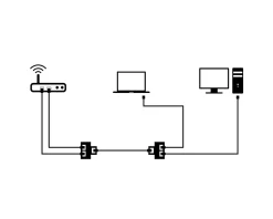 Lanberg Cables & Adapters|Spliter for Network Cable RJ45 to 2xRJ45