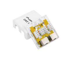 Lanberg Cables & Adapters|Surface Mount Shielded 2X RJ4 Cat6