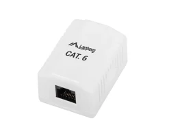 Lanberg Cables & Adapters|Surface Mount Unshielded 1X RJ4 Cat6