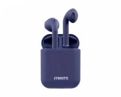 STREETZ Headphones|T100 TWS Stereo In-Ear Headphones - Matte Dark Blue