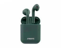STREETZ Headphones|T100 TWS Stereo In-Ear Headphones - Matte Green