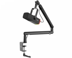 Fifine Headsets & Audio|TAM8 Dynamic Gaming Microphone and Boom Arm - Black