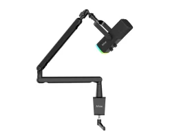 Fifine Headsets & Audio|TAM8 Dynamic Gaming Microphone and Boom Arm - Black