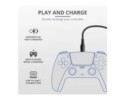 Trust Playstation|GXT 226 Play & Charge Cable 3 meter for PS5