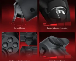 GameSir Controls For Mobile|T3S Multi-Platform Wireless Controller - Black (PC/Android/Switch/iOS)