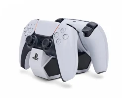 PowerA Playstation|Twin Charging Station for DualSense Wireless Controllers - White