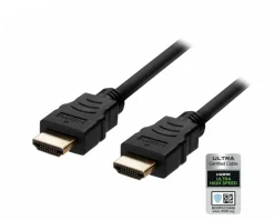 Deltaco Xbox|Playstation|Ultra High Speed HDMI-Cable 2.1 - Black - 3m
