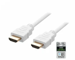 Deltaco Xbox|Playstation|Ultra High Speed HDMI-kabel 2.1 - White - 2m