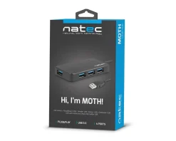 Natec Cables & Adapters|USB Hub 3.0 Moth 4-ports