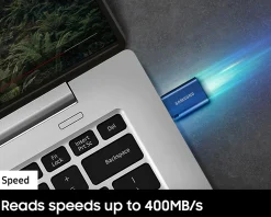 Samsung Storage Devices|USB Type-C Flash Drive 256GB - Blue