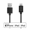Deltaco Cables & Adapters For Mobile|USB-A to Lightning MFi - Charge/sync cable 2m - Black