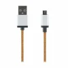 STREETZ Cables & Adapters For Mobile|USB-A to USB Micro-B - 1m - Orange