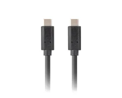Lanberg Cables & Adapters For Mobile|Cables & Adapters|USB-C Cable 3.1 Gen 2 (10GB/s) PD100W Black - 0.5m