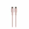 Deltaco Cables & Adapters For Mobile|Cables & Adapters|USB-C Charging Cable 60W Silicone - Pink - 1,5m