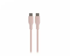 Deltaco Cables & Adapters For Mobile|Cables & Adapters|USB-C Charging Cable 60W Silicone - Pink - 1,5m