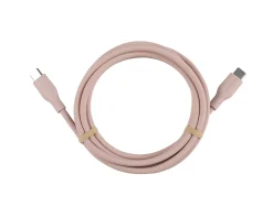 Deltaco Cables & Adapters For Mobile|Cables & Adapters|USB-C Charging Cable 60W Silicone - Pink - 1,5m