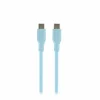 Deltaco Cables & Adapters For Mobile|Cables & Adapters|USB-C Charging Cable 60W Silicone - Turquoise - 1,5m