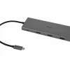 Deltaco Cables & Adapters|Storage Devices|USB-C Docking Station with 12 Ports - Grey