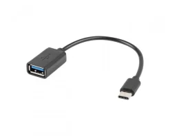 Lanberg Cables & Adapters|USB-C (Male) to USB-A (Female) 2.0 15cm Adapter OTG