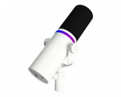 BEACN Headsets & Audio|USB-C RGB Dynamic Podcast Microphone - White