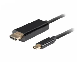 Lanberg Cables & Adapters|USB-C till HDMI Cable 4k 60Hz Black - 0.5m