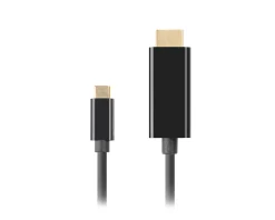Lanberg Cables & Adapters|USB-C till HDMI Cable 4k 60Hz Black - 1m