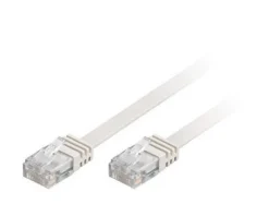 Deltaco Cables & Adapters|UTP Network cable Cat6 10m Flat White