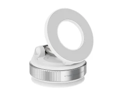 MaxMount Phone Holders|Vacuum Phone Holder with Magnetic Ring - White