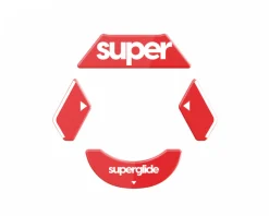 Superglide Mice & Accessories|Version 2 Glass Skates for Logitech G900/903 - Red