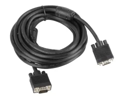 Lanberg Cables & Adapters|VGA (Male) to VGA (Male) Cable Double Shielded 5 Meter