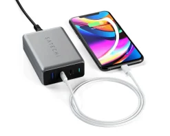 Satechi Cables & Adapters For Mobile|100W PD USB-C GaN Travel Charger - 3 ports