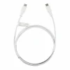 Deltaco Cables & Adapters For Mobile|60W USB-C to USB-C Charging Cable - White - 1 m