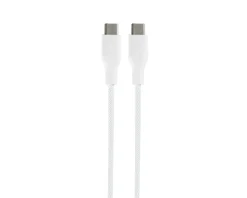 Deltaco Cables & Adapters For Mobile|60W USB-C to USB-C Charging Cable - White - 0.5 m